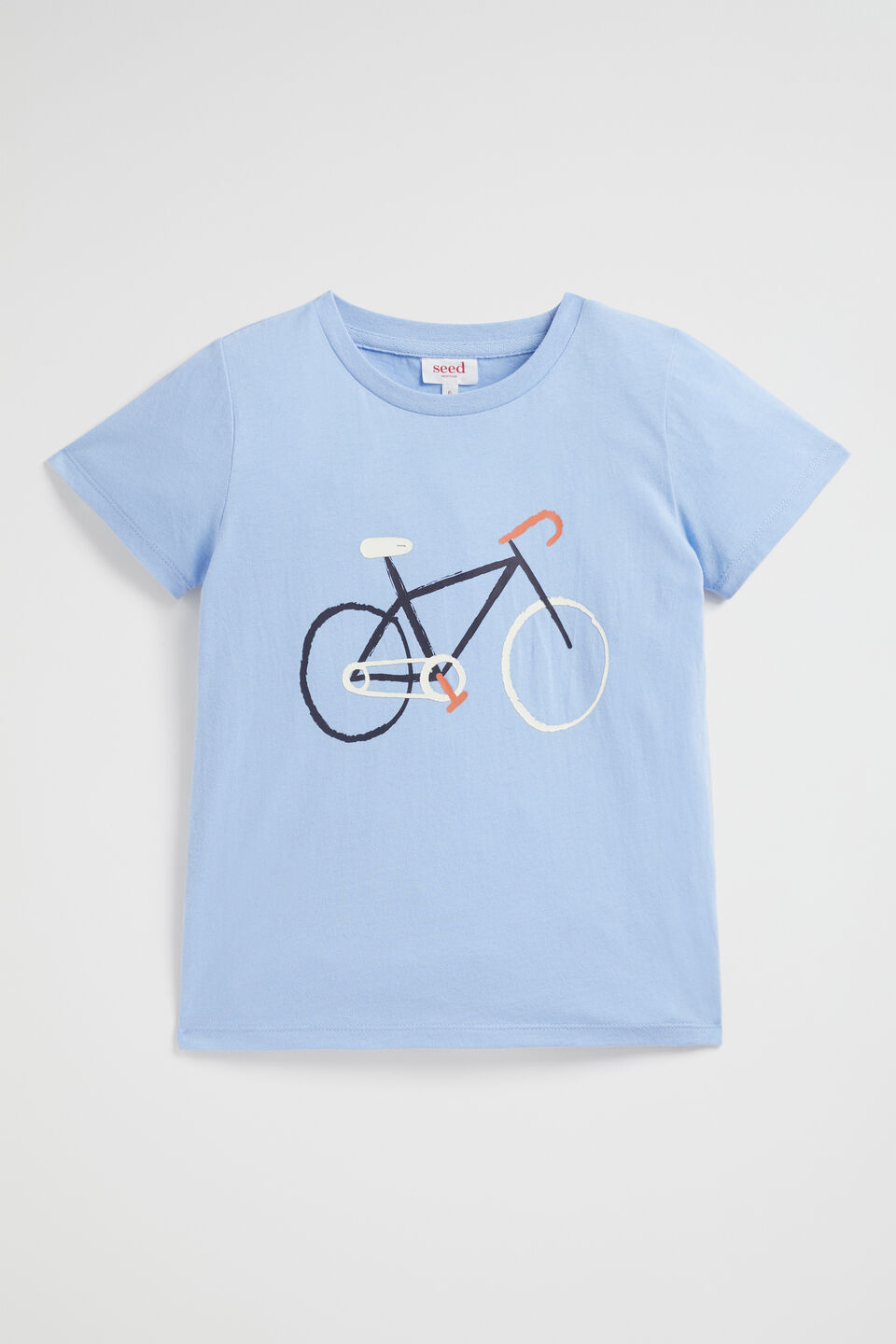 Bike Tee  Periwinkle