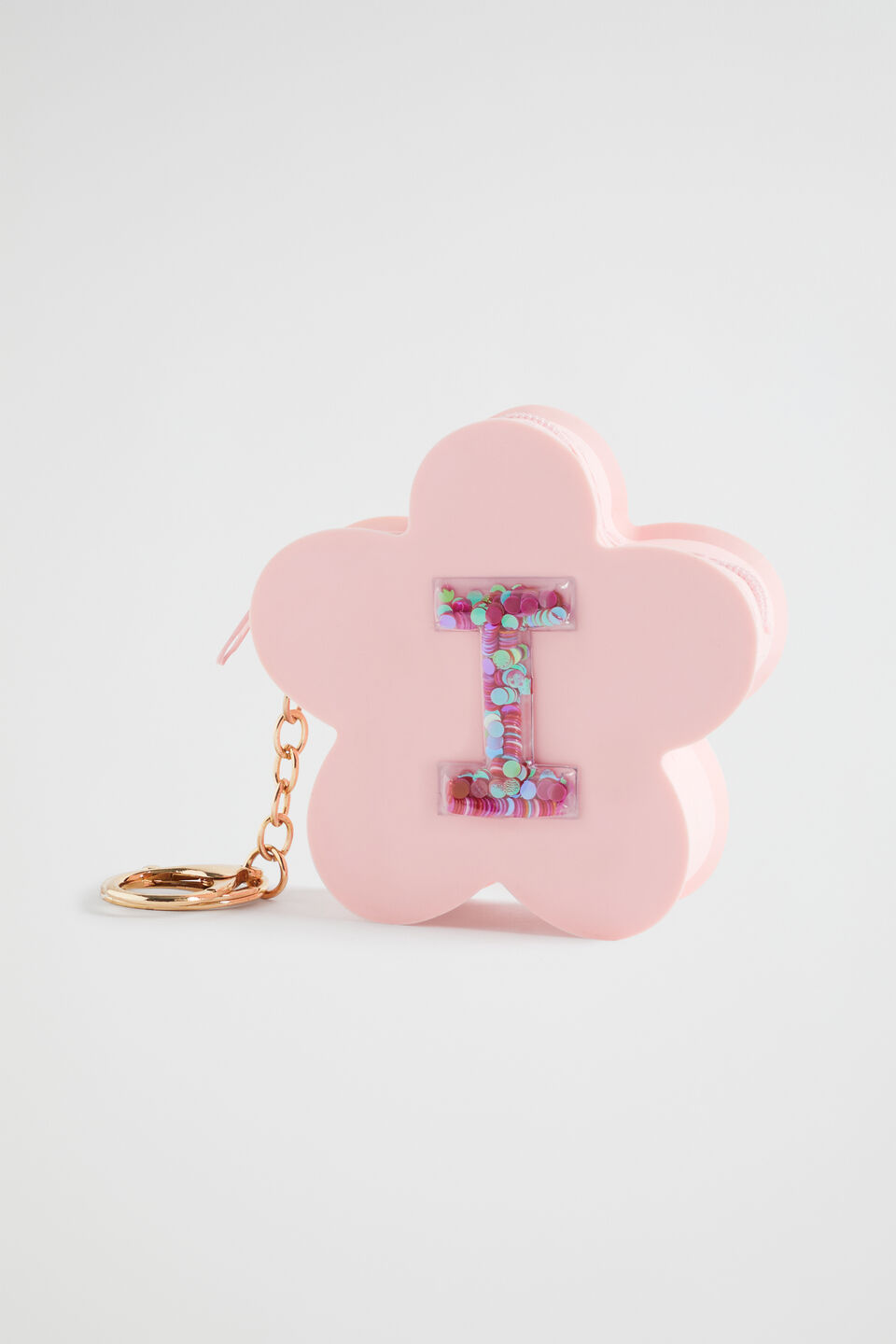 Silicone Initial Keyring  I