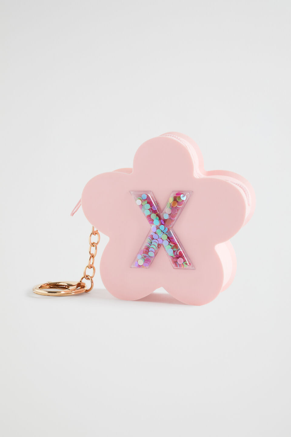 Silicone Initial Keyring  X