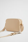 Textured Logo Crossbody Bag  Beige Multi  hi-res