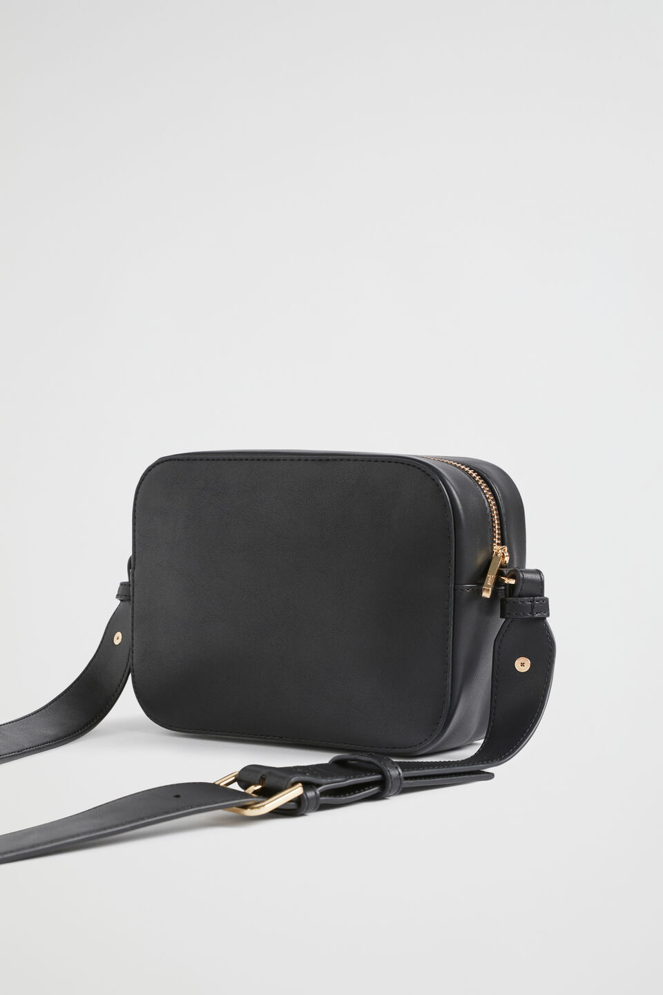 Textured Logo Crossbody Bag  Black Multi