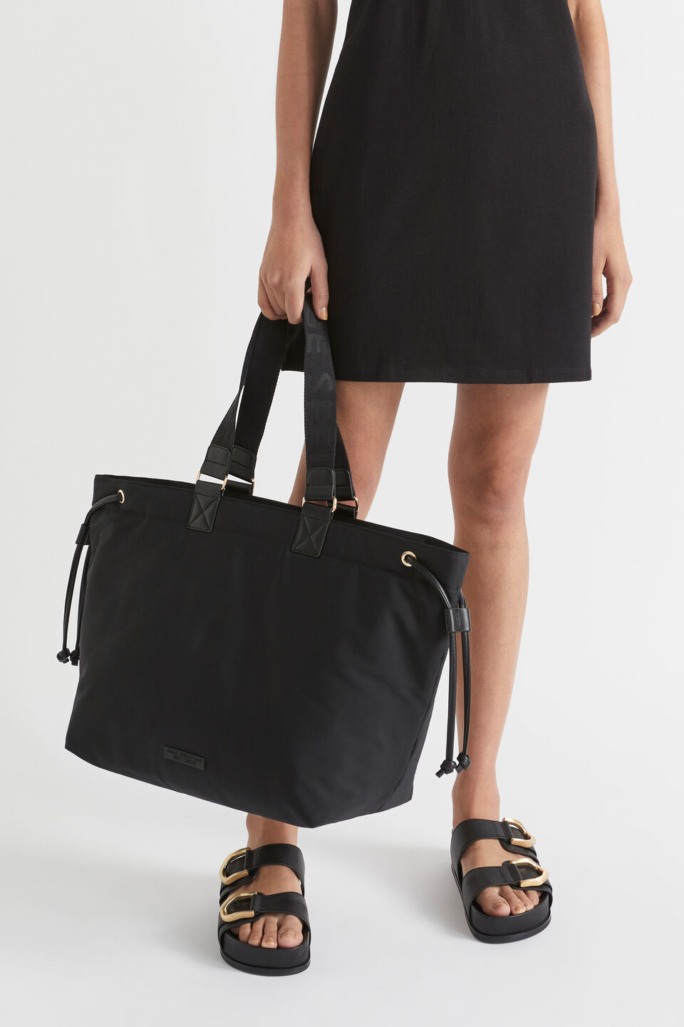 Heritage Logo Tote  Black