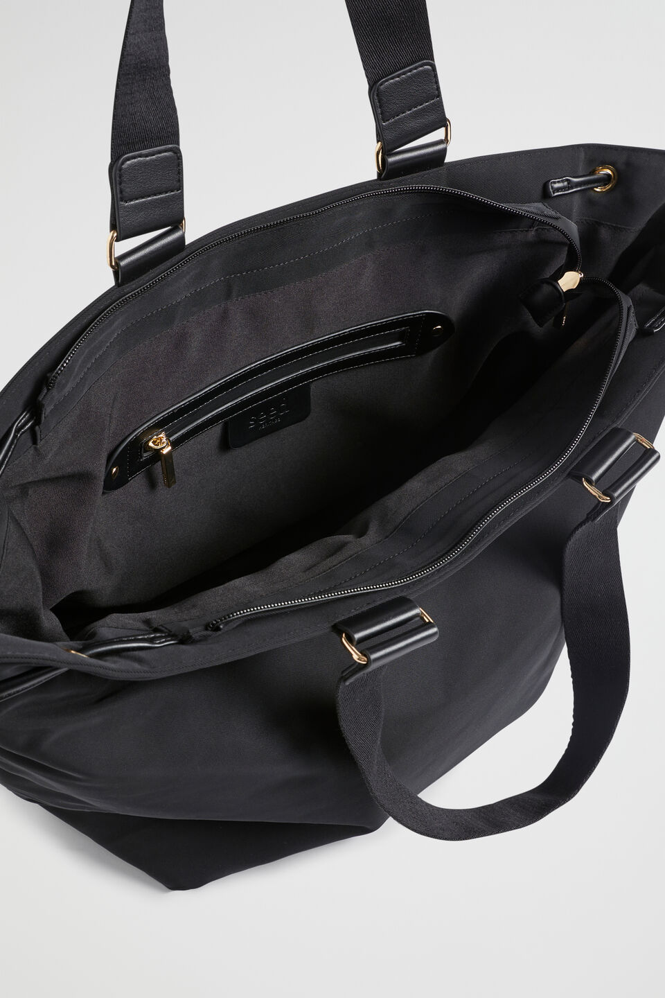 Heritage Logo Tote  Black