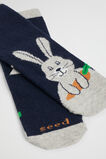 Bunny Sock  Navy  hi-res