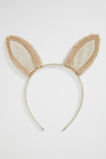Glitter Bunny Headband  Chai  hi-res
