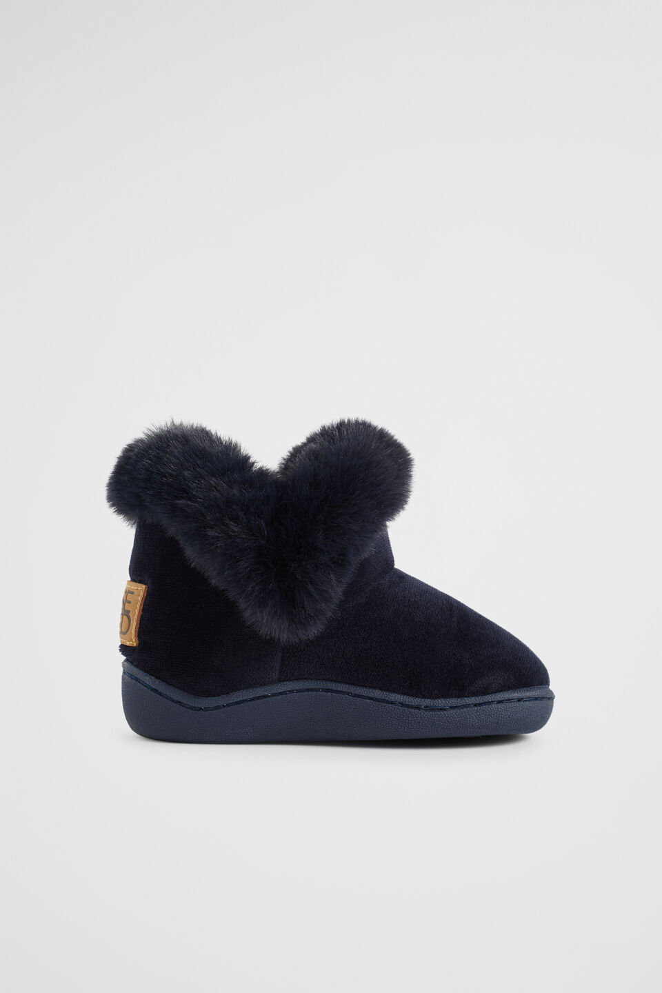 Fluffy House Boot  Navy