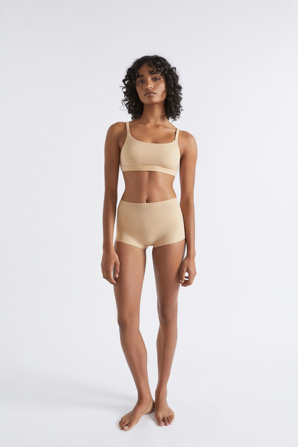 Basic Bralette  Beige