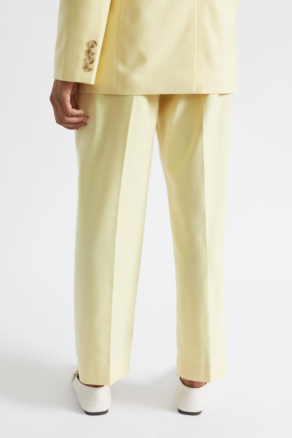 Pleat Front Trouser  Soft Butter  hi-res