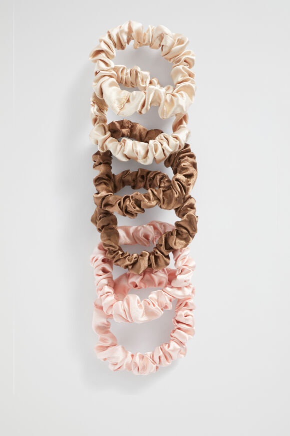 Mini Scrunchie  Neutral Blush  hi-res