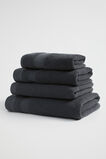 Luca Cotton Hand Towel  Graphite  hi-res