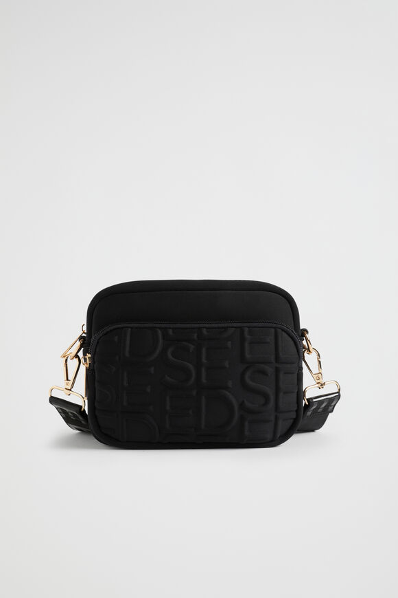 Heritage Double Pocket Cross Body  Black  hi-res