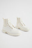 Rib Panel Hiking Boot  Cream  hi-res