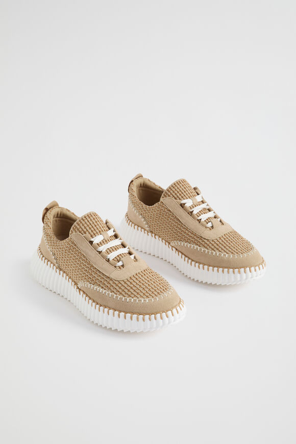 Brielle Knit Sneaker  Fudge  hi-res