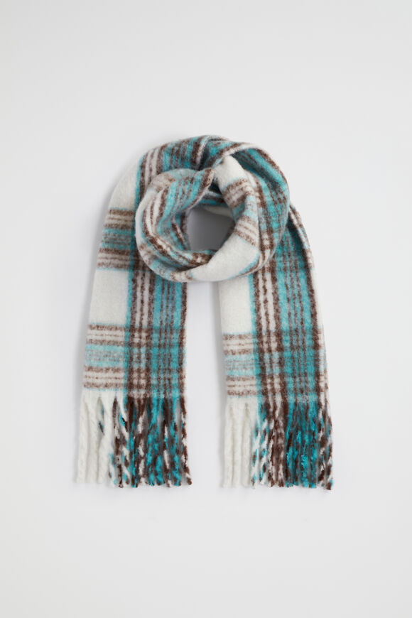 Check Scarf  Hot Chocolate Multi  hi-res