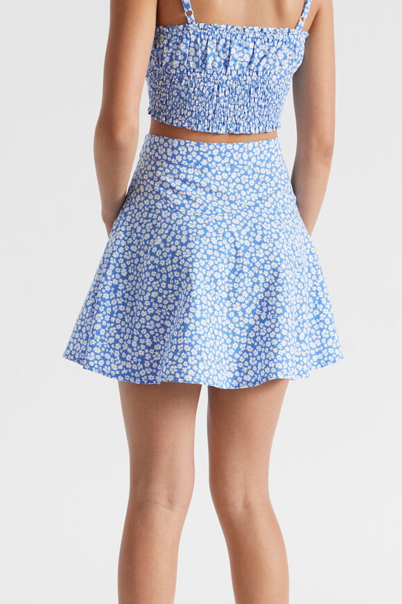 Ditsy Skirt  Azure Blue  hi-res