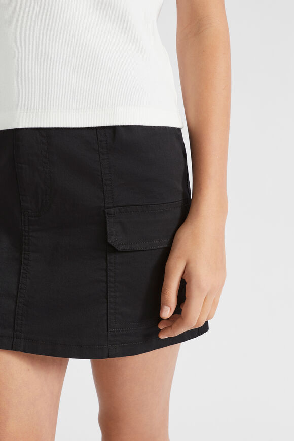 Cargo Skirt  Black  hi-res