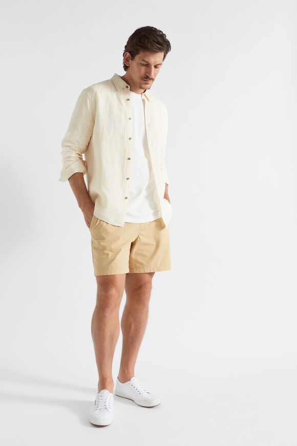 Linen Shirt  Sand Stripe  hi-res