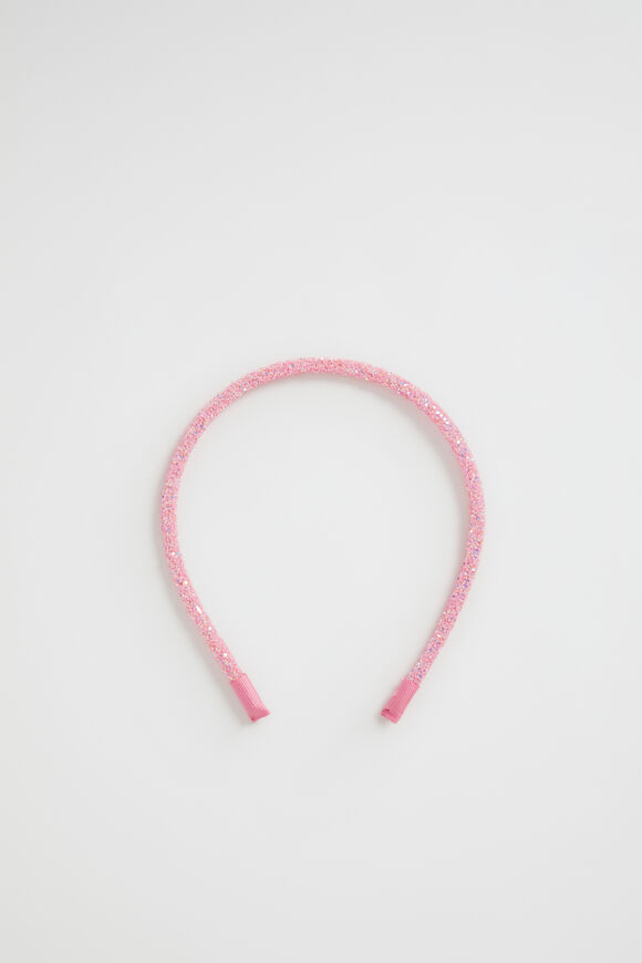 Glitter Alice Band  Candy Pink  hi-res