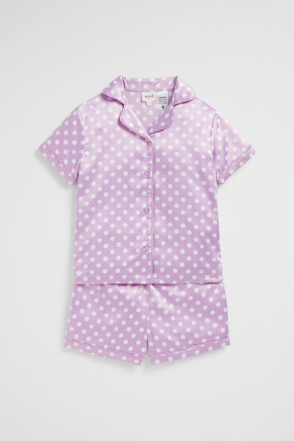 Polka Dot Sleep Set  Lilac  hi-res