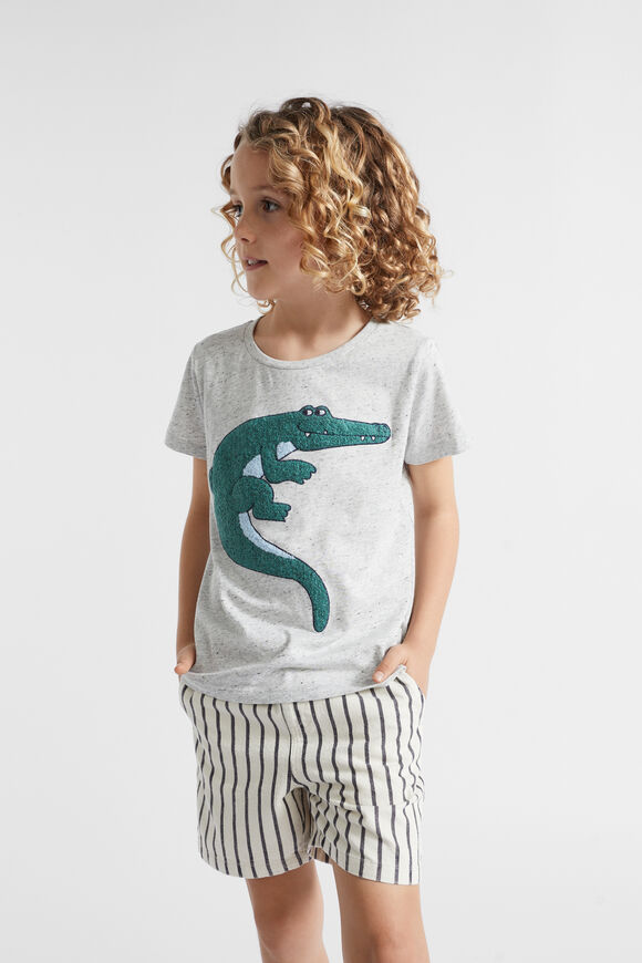 Croc Tee  Cloudy Marle  hi-res