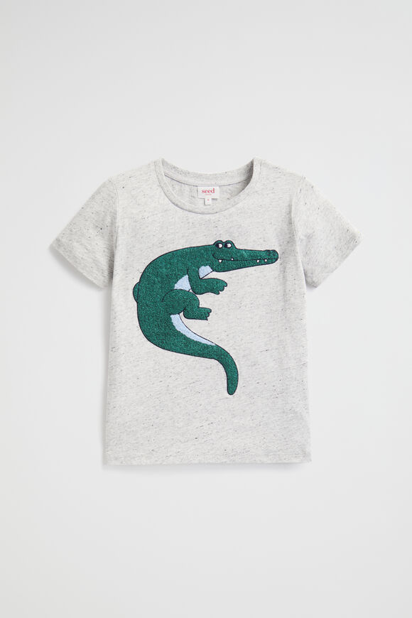 Croc Tee  Cloudy Marle  hi-res