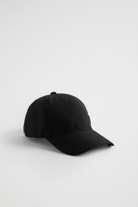 Fabric Relaxed Cap  Black  hi-res