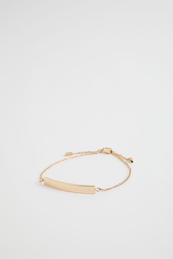 Bar Bracelet  Gold  hi-res