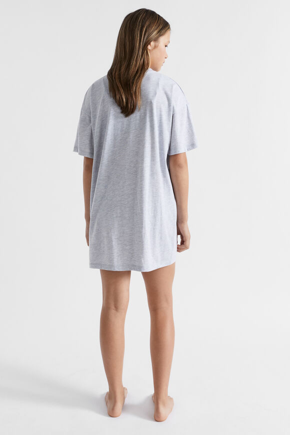 Oversized Tee Dress  Cloud  hi-res