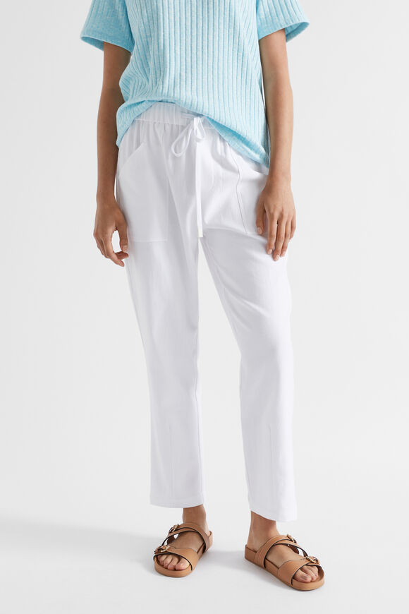 Casual Tapered Leg Pant  Whisper White  hi-res