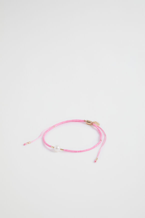 Pearl Bead Bracelet  Pink Gin  hi-res