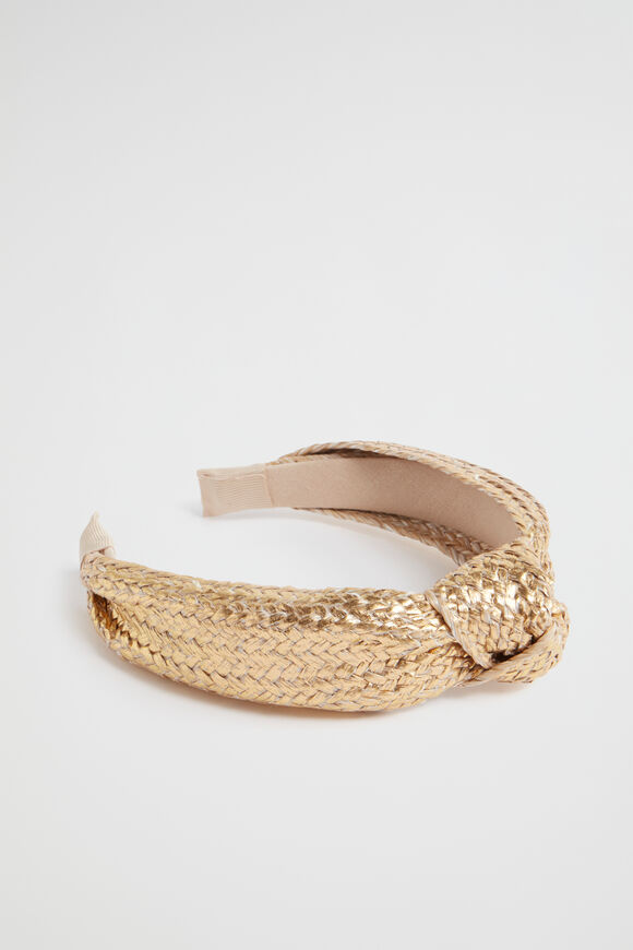 Golden Knot Headband  Gold  hi-res