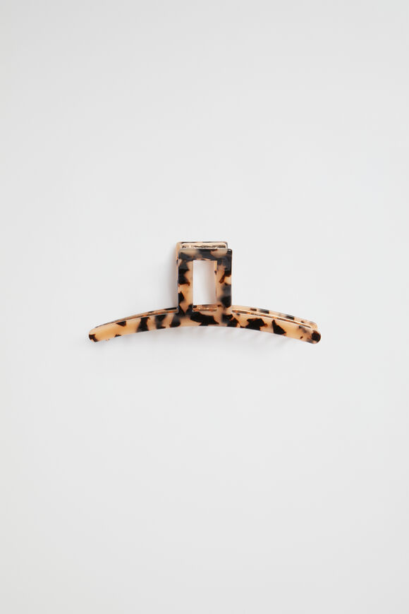 Cut Out Hair Claw  Milky Tort  hi-res
