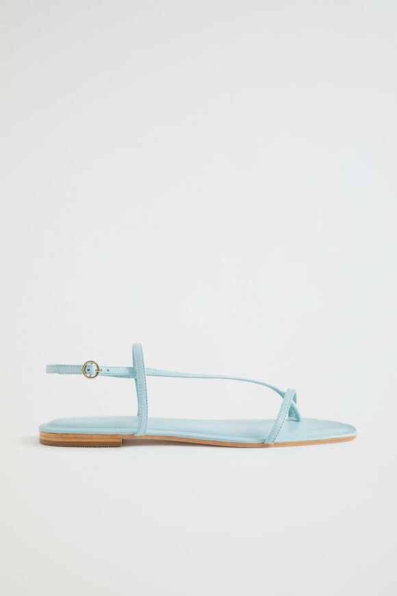 Freya Flat Sandal  Shimmer Blue  hi-res