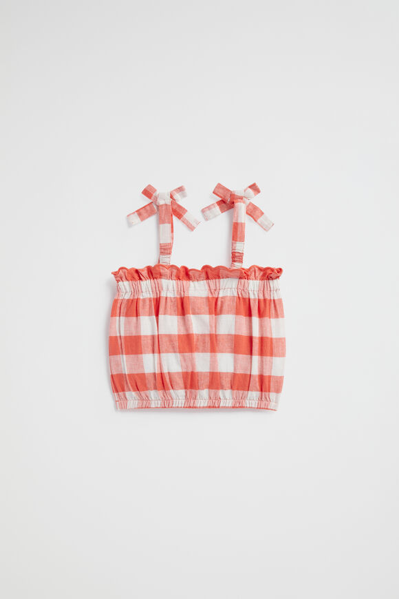 Gingham Top  Watermelon  hi-res