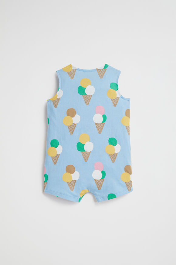 Ice Cream Romper  Dove Blue  hi-res