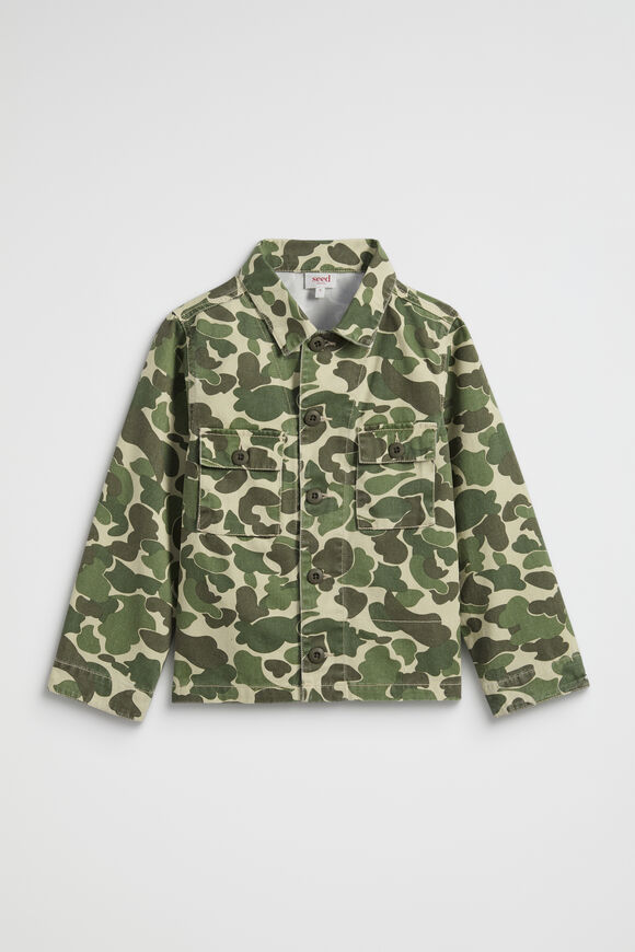 Camo Overshirt  Light Khaki  hi-res