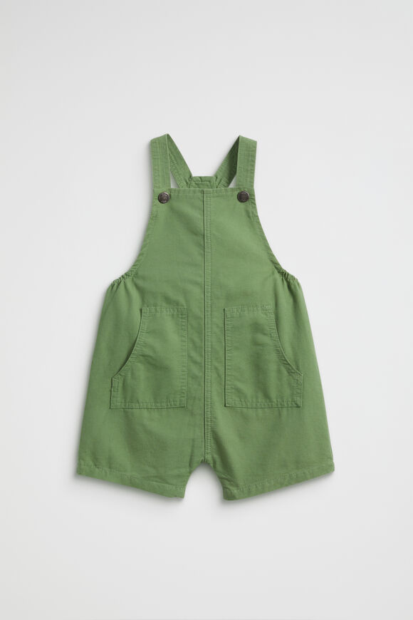 Textured Pocket Overall  Light Khaki  hi-res