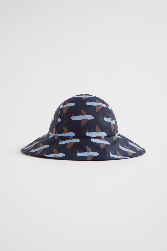 Aeroplane Rain Bucket Hat  Multi  hi-res