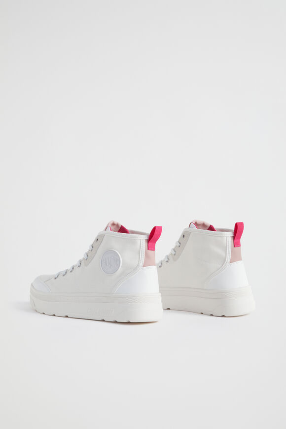 Palladium Pallasphalt Mid  White  hi-res