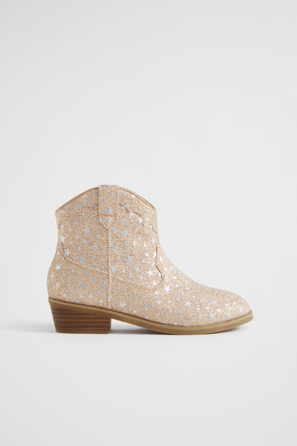 Starburst Cowboy Boot  Rose Gold  hi-res