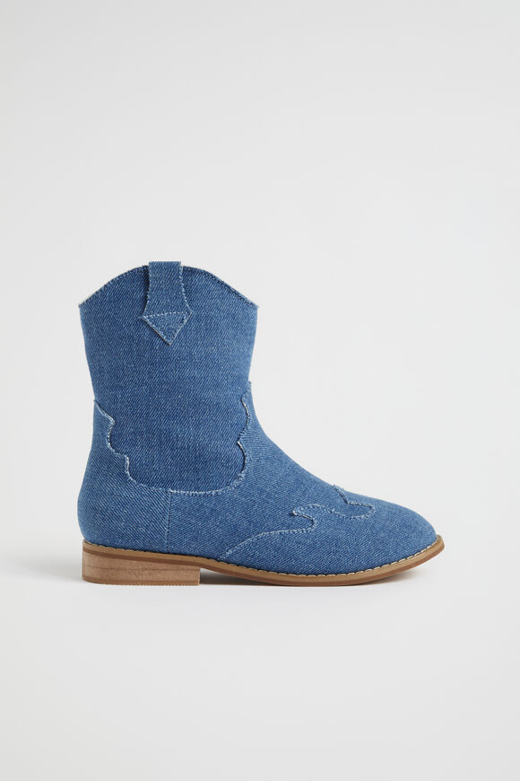 Denim Cowboy Boot  Denim  hi-res