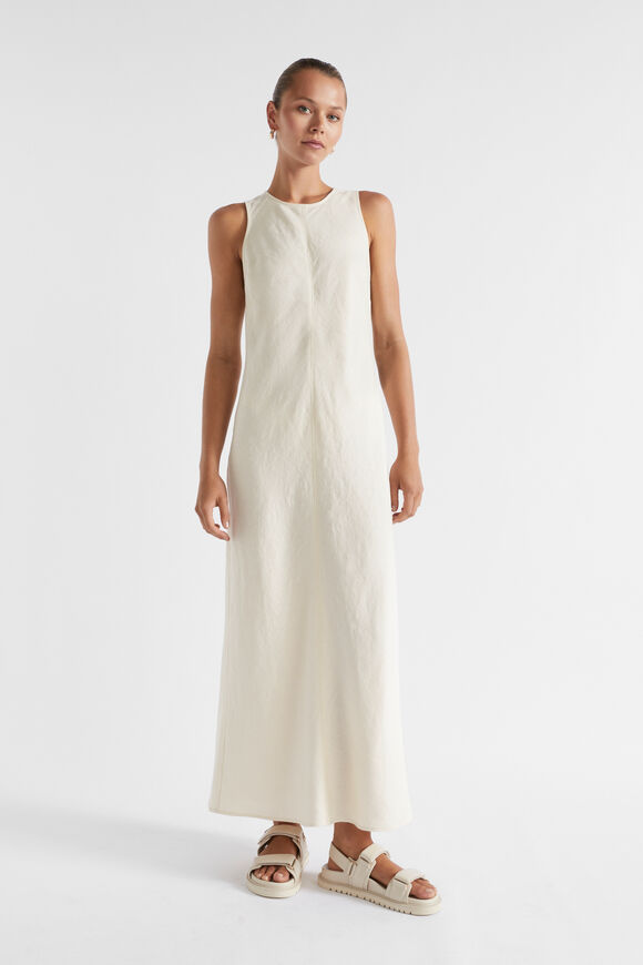 Linen Tank Dress  Frappe  hi-res