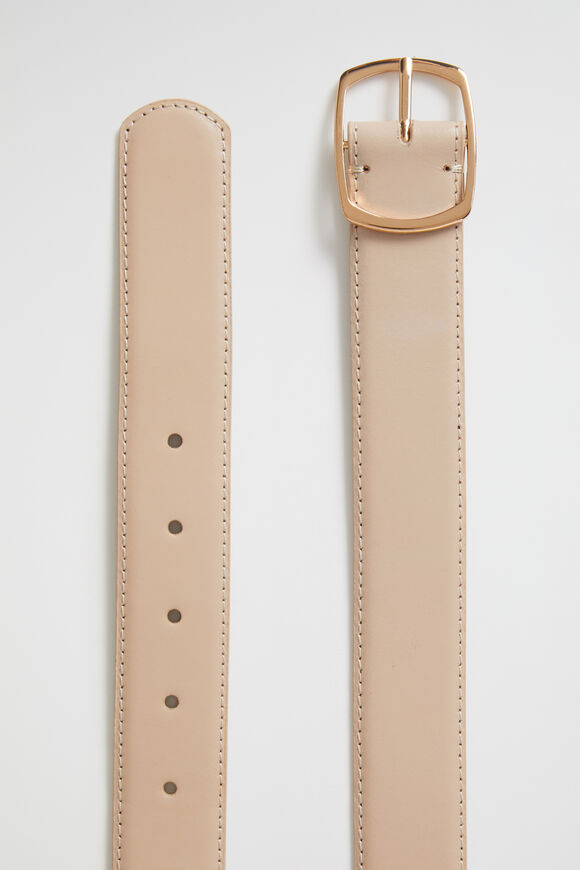 Thea Leather Belt  Champagne Beige  hi-res