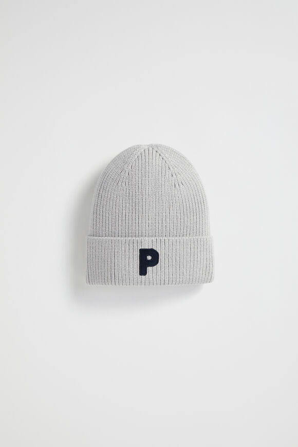 Rib Initial Beanie  P  hi-res