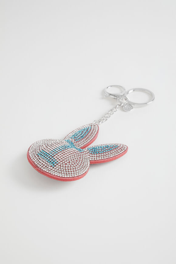 Bunny Initial Keyring  I  hi-res