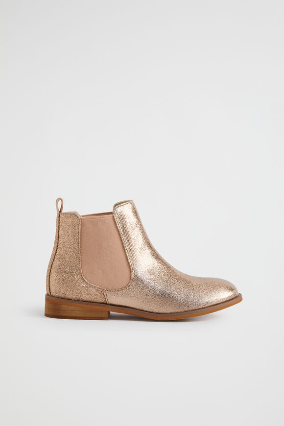 Spliced Chelsea Boot  Rose Gold  hi-res