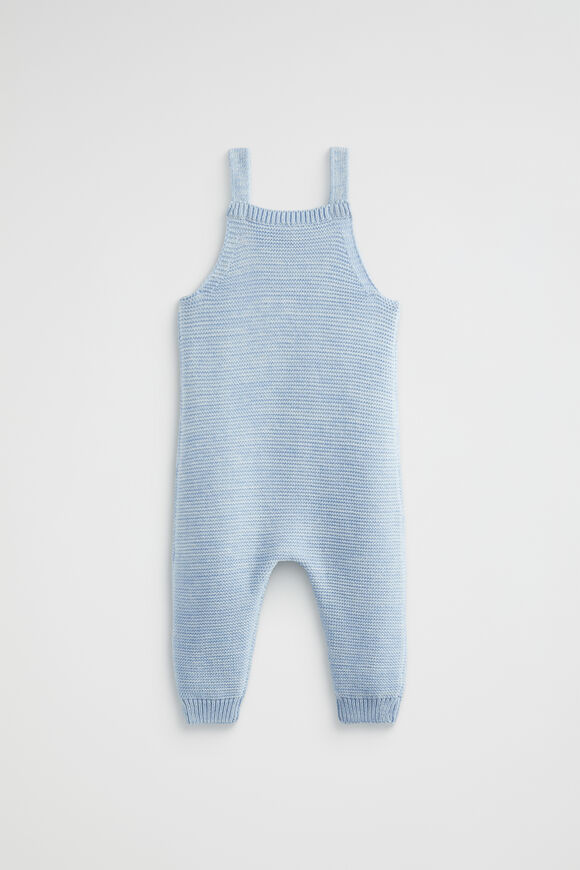 Purl Knit Overall  Powder Blue  hi-res