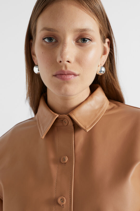 Leather Shirt  Fudge  hi-res