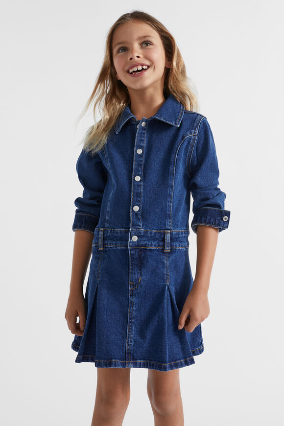 Denim Dress  Midnight Indigo  hi-res