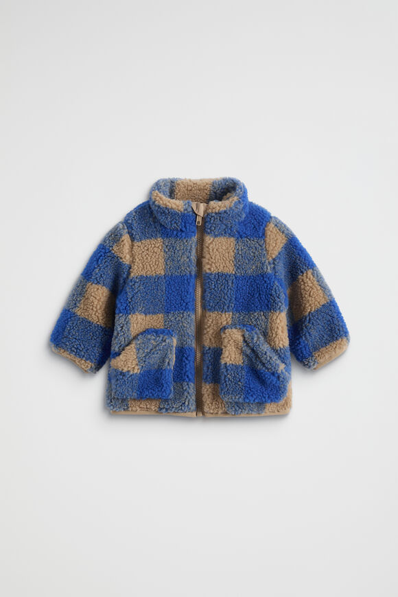 Check Teddy Jacket  Multi  hi-res